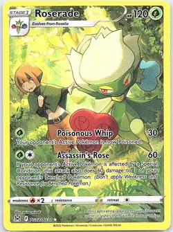 Roserade TG02/TG30 SWSH11: Lost Origin Trainer Gallery - Pokemon Card - NM - Image 1