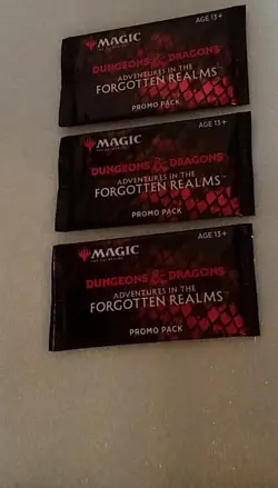 MTG Adventures in the Forgotten Realms AFR Promo Booster Packs Lot Of 3 - Image 3