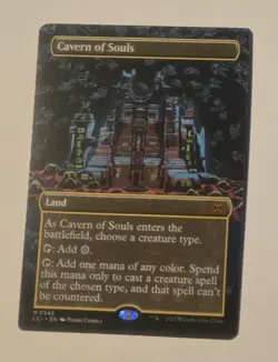 MTG - Cavern of Souls - Borderless - The Lost Caverns of Ixalan - 345 - Image 1