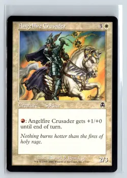 ANGELFIRE CRUSADER - Apocalypse - MTG Magic the Gathering Card - Common - Image 1
