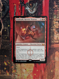 MTG Card : (1x) Urabrask, Heretic Praetor (Streets Of New Capenna) - Image 1