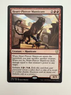 Heart-Piercer Manticore MTG Magic the Gathering Card NM Near Mint C19 - Image 1