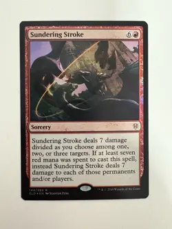 Sundering Stroke Foil MTG Magic the Gathering Card NM Near Mint ELD - Image 1