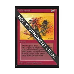 WOTC MtG International Ed. Disintegrate (C) NM - Image 1