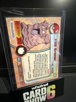 Rainbow Foil Topps Pokemon 88 Grimer Blue Label NM - Image 2