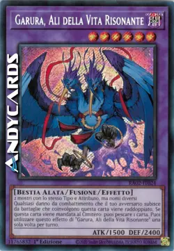 GARURA, ALI DELLA VITA RISONANTE • Segreta SP • RA02 IT024 • 1Ed • Yugioh! - Image 1