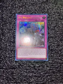Yugioh! Big Welcome Labrynth MP24-EN074 Prismatic Secret Rare 1st Edition NM - Image 1