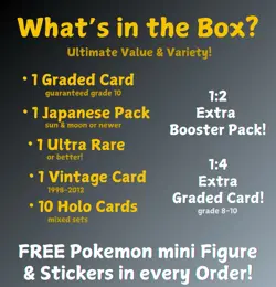 Guaranteed PSA 10 CGC 10 Graded Pokemon Card Mystery Modern Vintage Box - Image 2