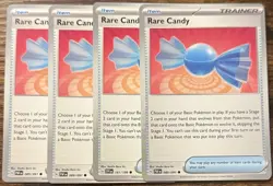 Rare Candy Pokemon TCG Playset (X4) Trainer Item Card - Image 1