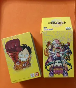 One Piece Card Game 120 Card Bulk Lot OP-04 + OP-07 + Empty Double Pack Set 4 - Image 1