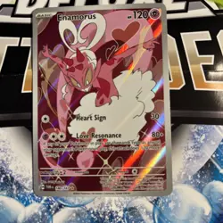 Pokemon TCG Twilight Masquerade Enamorus Illustration Rare Holo Card 180/167 - Image 1