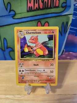 CHARMELEON - 24/102 - Base Set - 4th Print - 1999-2000 - Pokemon Card - LP - Image 1