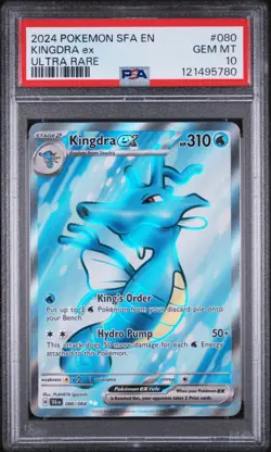 PSA 10 Kingdra EX 080/064 Shrouded Fable Holo Pokemon Card - Gem Mint - Image 1