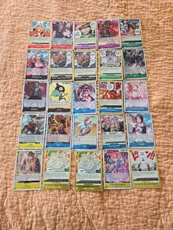 One Piece Tcg Card Game Rare Holo Lot Op02 03 04 05 06 - Image 1