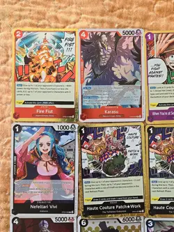 One Piece Tcg Card Game Rare Holo Lot Op02 03 04 05 06 - Image 2