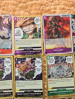 One Piece Tcg Card Game Rare Holo Lot Op02 03 04 05 06 - Image 3