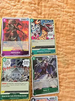 One Piece Tcg Card Game Rare Holo Lot Op02 03 04 05 06 - Image 4