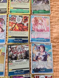 One Piece Tcg Card Game Rare Holo Lot Op02 03 04 05 06 - Image 5