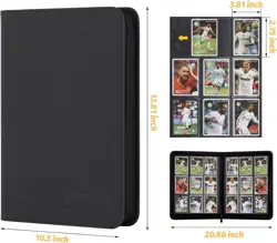 9 Pocket Card Binder, Premium Zip Trading Card Binder, 540 Double Sided Pocke... - Image 2