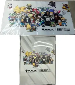 Japan Final Fantasy Playmat & binder Chibi Chara Event exclusive 2025 New MTG - Image 1