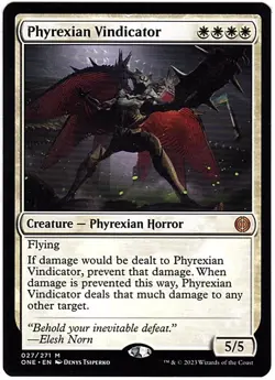 MTG Phyrexia All Will Be One Phyrexian Vindicator (Mythic) - Image 1