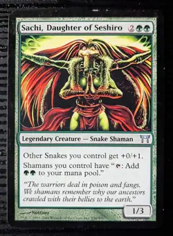 Sachi Daughter of Seshiro [Champions of Kamigawa] - MtG Magic the Gathering - NM - Image 1