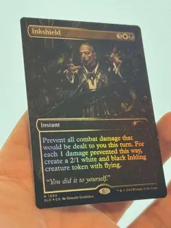1X FOIL Inkshield BORDERLESS MINT MTG Magic Secret Lair Commander CEDH - Image 3