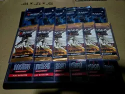 Magic the Gathering Booster Pack x 18 -Innistrad, Ravnica, Dominaria- Remastered - Image 1