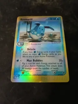 Pokemon TCG Azumarill EX Sandstorm 30 Reverse Holo Uncommon - Image 1