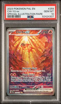 2023 POKEMON PAL EN-PALDEA EVOLVED SPECIAL ILLUSTRATION RARE CHI-YU EX PSA 10 - Image 1