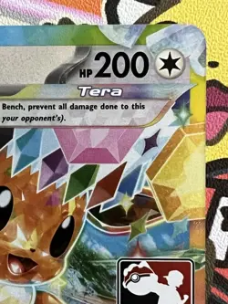 Play! Pokemon Prize Pack Series 7 Prismatic Evolutions 075/131 Eevee ex - Image 3