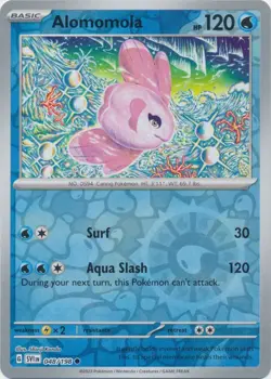 Reverse Holo Alomomola 048/198 Common Scarlet & Violet Base Set Pokemon TCG - Image 1