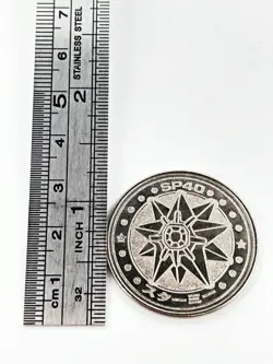 Starmie Pokemon Battle Coin Silver Japanese Very Rare Nintendo Collection - Image 2