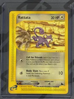Pokemon TCG - Rattata 90/144 Regular - Lightly Played - Skyridge 2003 E-Reader - Image 1