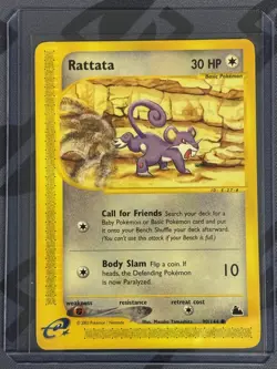 Pokemon TCG - Rattata 90/144 Regular - Lightly Played - Skyridge 2003 E-Reader - Image 3