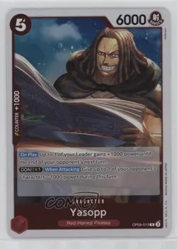 2024 One Piece Card Game: Emperors in the New World OP09 R Yasopp #OP09-013 - Image 1