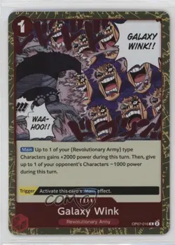 2024 One Piece Card Game: 500 Years in The Future OP07 Galaxy Wink #OP07-016 - Image 1
