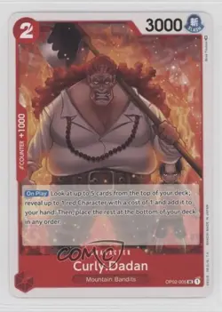 2022 One Piece Card Game: Paramount War OP02 CurlyDadan #OP02-005 - Image 1