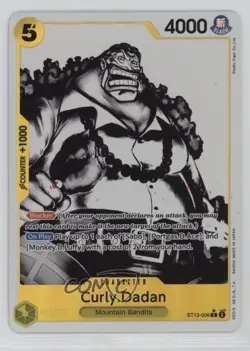 2023 One Piece Card Game: The Three Brothers Ultimate Deck ST13 Curly Dadan - Image 1