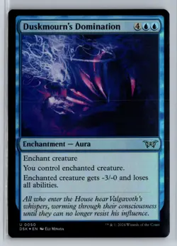 FOIL Duskmourn's Domination Duskmourn - MTG Magic the Gathering Card - Image 1