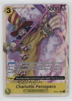 2024 One Piece Card Game: Premium PRB-01 The Best Reprint SR Charlotte Perospero - Image 1