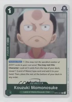 2022 One Piece Card Game: Romance Dawn OP01 R (Errata) Kouzuki Momonosuke - Image 1