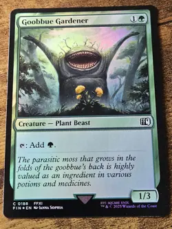 Goobbue Gardener - Foil - Final Fantasy #0188 MTG Magic The Gathering NM - Image 1
