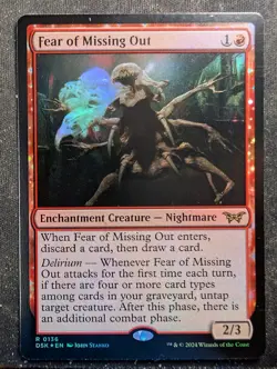 Fear of Missing Out - Foil - Duskmourn: House of Horrors (MTG) - Image 1