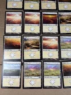 Lot Of 61 Magic The Gathering Cards MTG Plains Basic Land Various Sets - Image 3