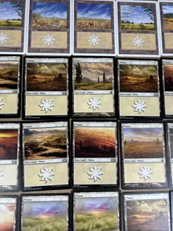 Lot Of 61 Magic The Gathering Cards MTG Plains Basic Land Various Sets - Image 5