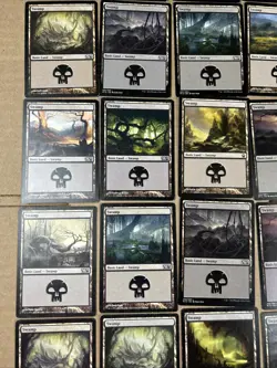 Lot Of 84 Magic The Gathering Cards MTG Swamp Basic Land Various Sets - Image 3