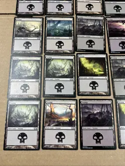 Lot Of 84 Magic The Gathering Cards MTG Swamp Basic Land Various Sets - Image 4