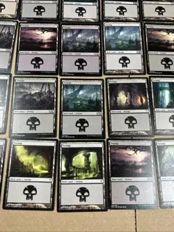 Lot Of 84 Magic The Gathering Cards MTG Swamp Basic Land Various Sets - Image 5