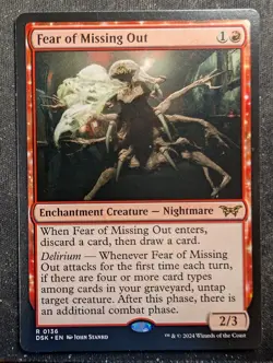 Fear of Missing Out - Duskmourn: House of Horrors (MTG) - Image 1